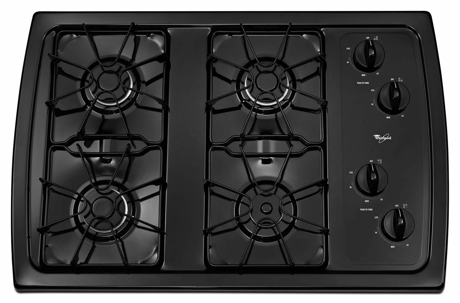 30-inch Gas Cooktop with 5,000 BTU AccuSimmer® Burner - Black