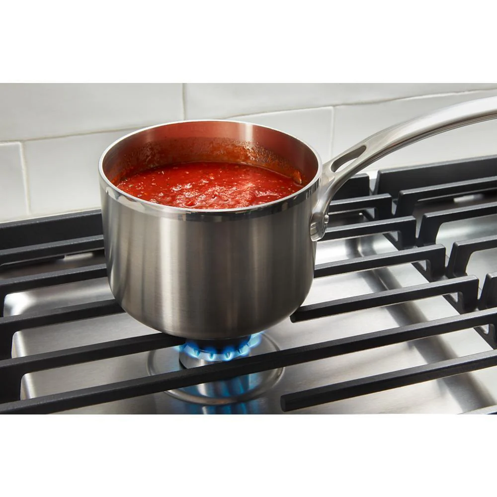 Whirlpool WCGK5030PV 30-inch Gas Cooktop with EZ-2-Lift™ Hinged Cast-Iron Grates - Image 7