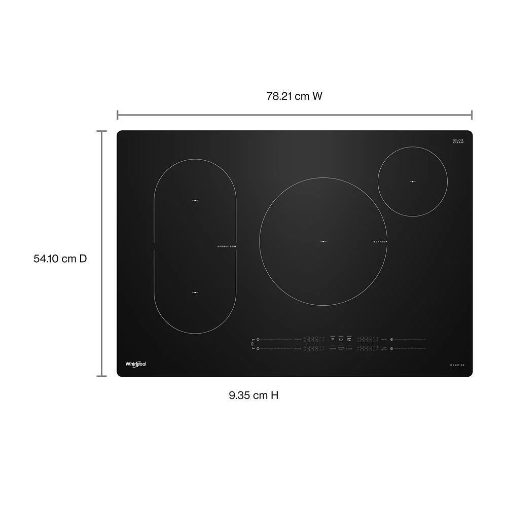 Whirlpool WCIT7030SB 30" Intelligent Induction Cooktop with Temp Cook™ Technology - Image 2