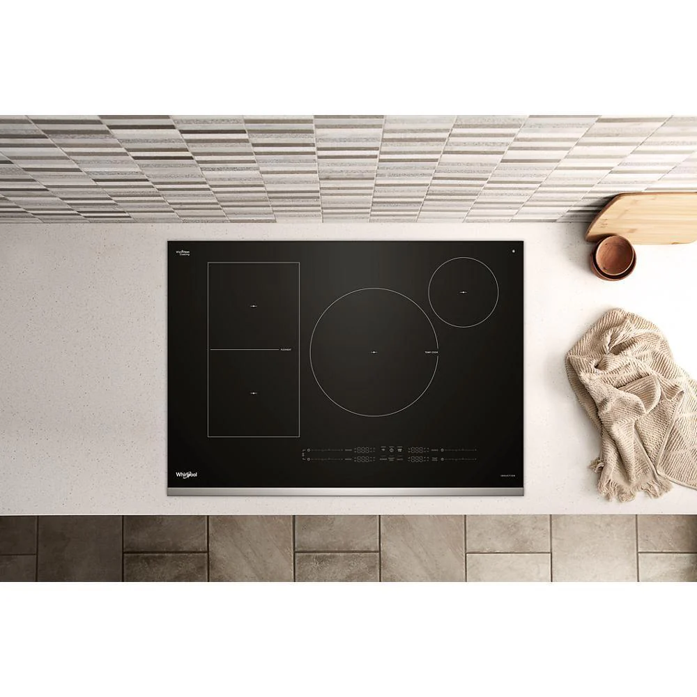 Whirlpool WCIT7530SS 30" Intelligent Induction Cooktop with Temp Cook™ Technology and WipeClean™ Coating - Image 8