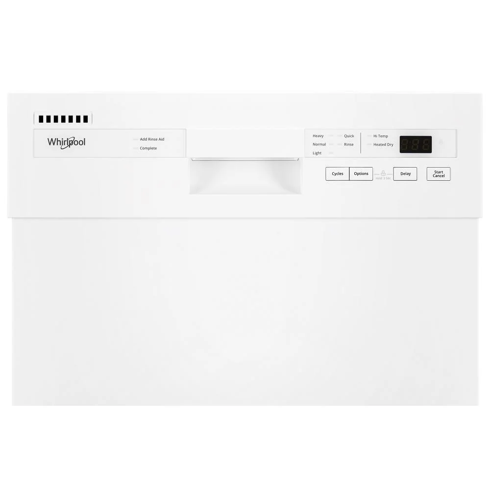 Whirlpool WDPS5118PW Small-Space Compact Dishwasher with Stainless Steel Tub - Image 10