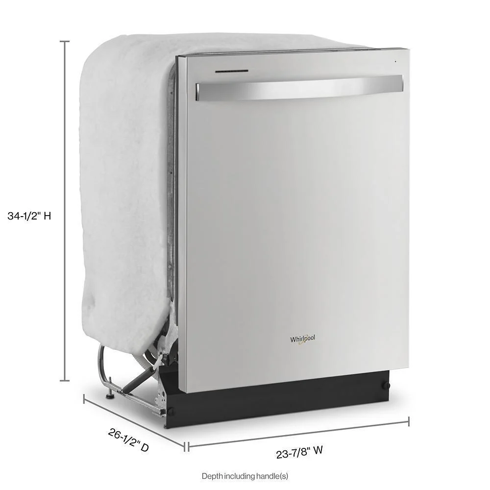Whirlpool WDT540HAMZ 24" Dishwasher with Boost Cycle and Triple Filtration Wash - 55dBA - Image 2
