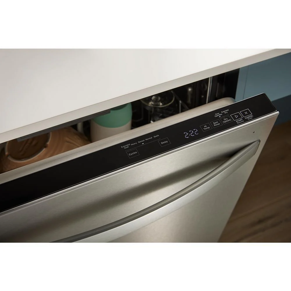 Whirlpool WDT550SAPB 44 dBA ADA Compliant Dishwasher Flush with Cabinets with 3rd Rack - Image 7