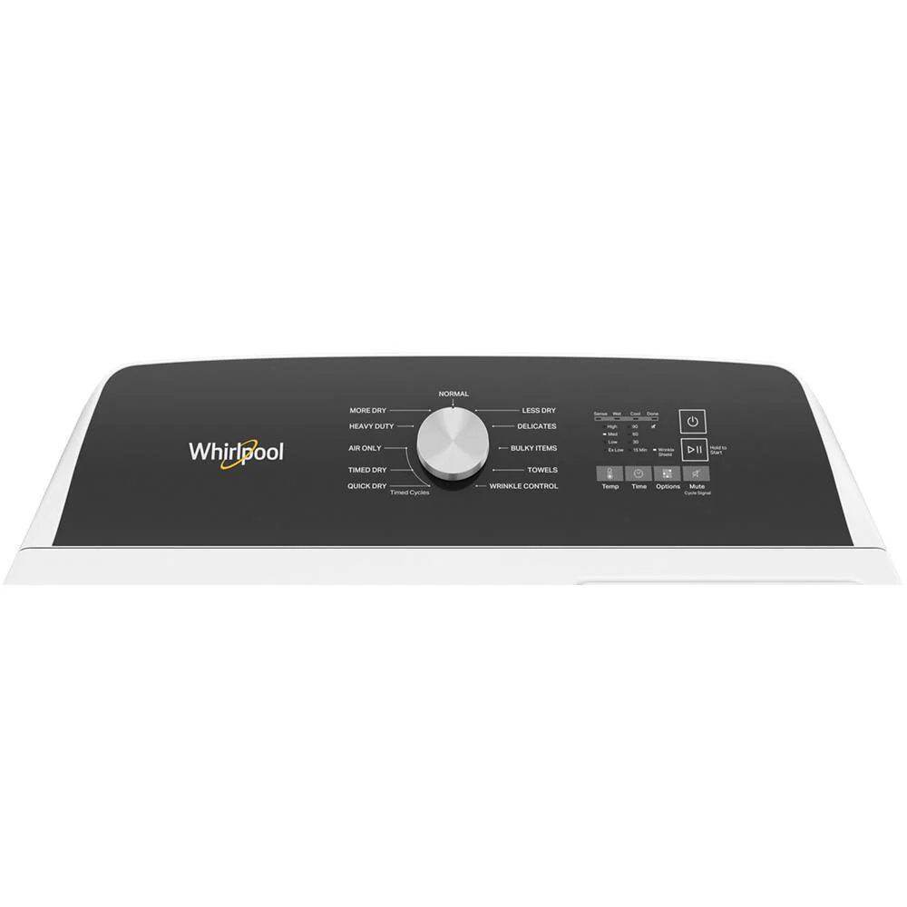 Whirlpool WED5010LW 7.0 Cu. Ft. Top Load Electric Moisture Sensing Dryer - Image 5