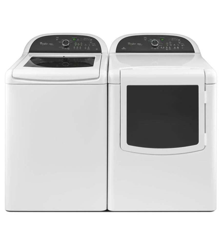 Whirlpool WED8100BW Cabrio® Platinum 7.6 cu. ft. HE Dryer with Door Window - Image 2