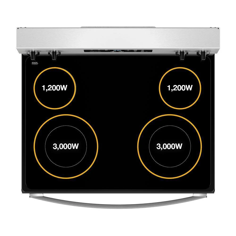 Whirlpool WFES3030RW 30-inch Electric Range with No Preheat Mode - Image 17