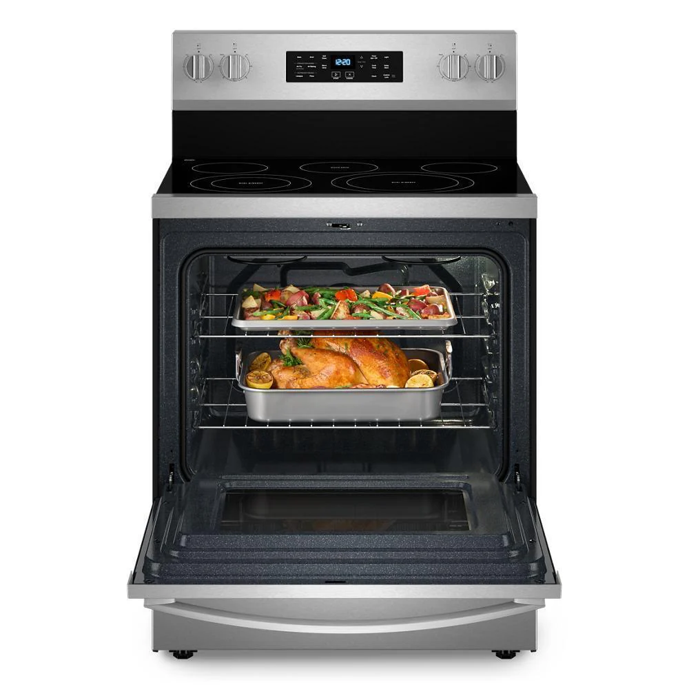 Whirlpool WFES5030RZ 30-inch Energy Star Electric Range with Air Cooking Technology, No Preheat Air Fry and Air Baking and Self Clean - Image 8