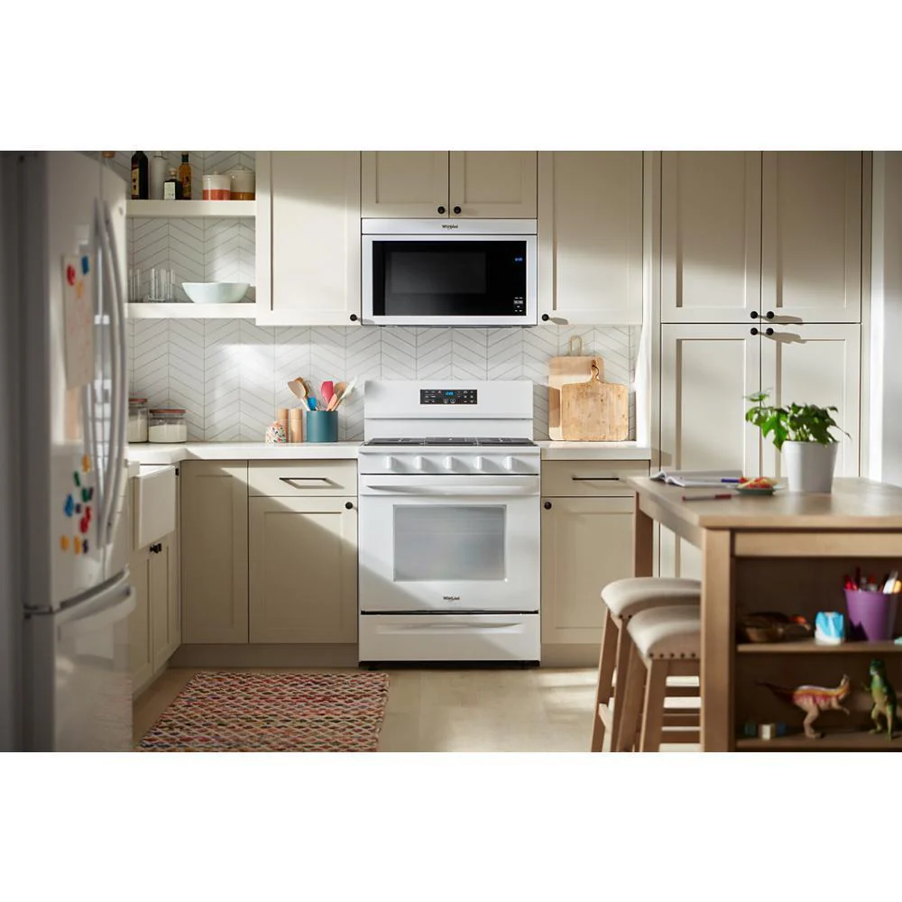 Whirlpool WFGS5030RW 30-inch Gas Range with Air Cooking Technology, No Preheat Air Fry and Air Baking and Self Clean - Image 2