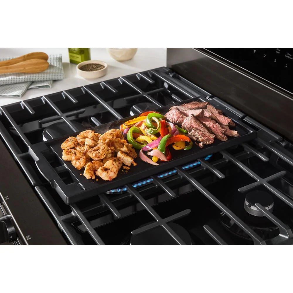 Whirlpool WFGS7530RV 30-inch Smart Gas Range with Air Cooking Technology, No Preheat Air Fry, Steam/Self Clean and High Speed Preheat - Image 5
