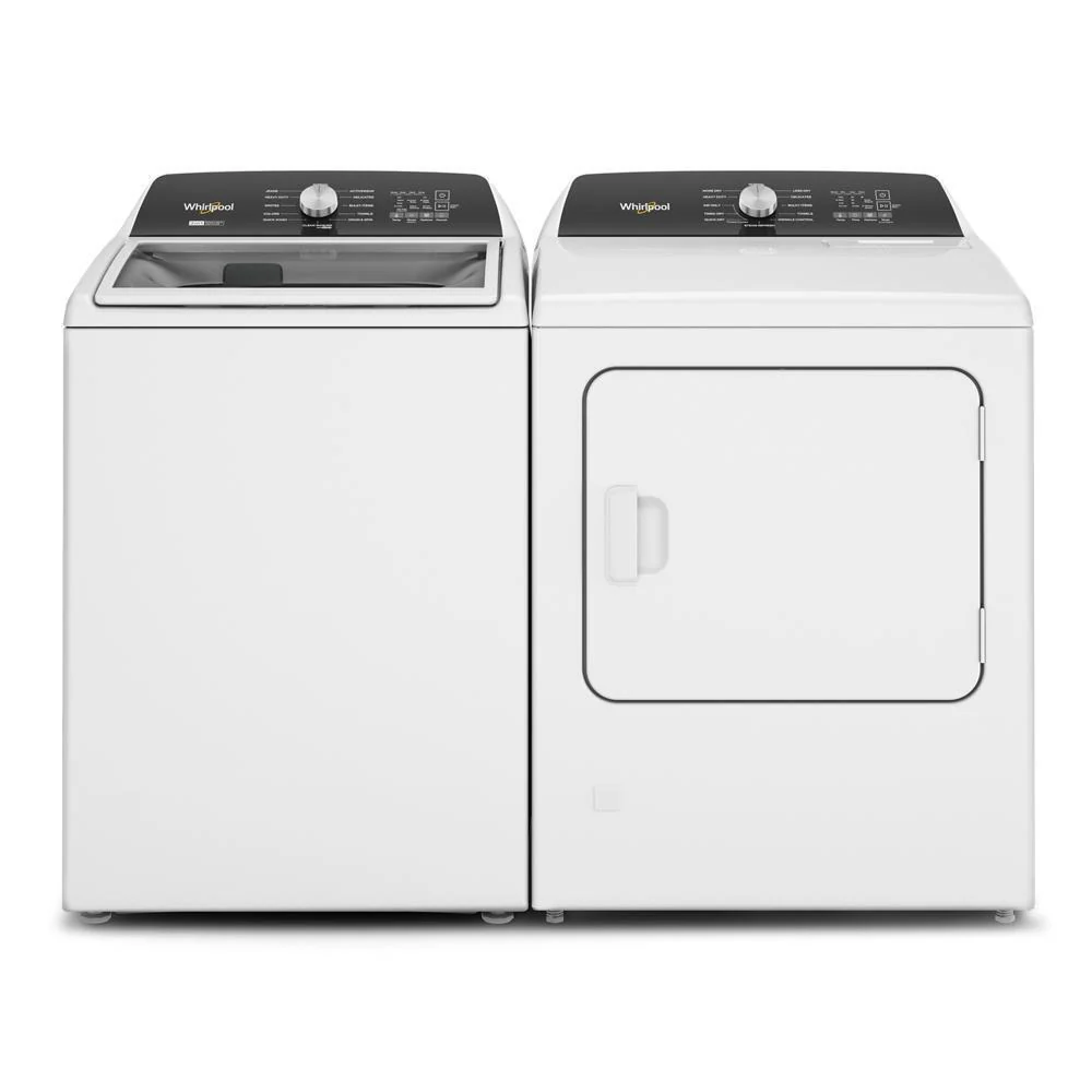Whirlpool WGD5050LW 7.0 Cu. Ft. Top Load Gas Moisture Sensing Dryer with Steam - Image 9