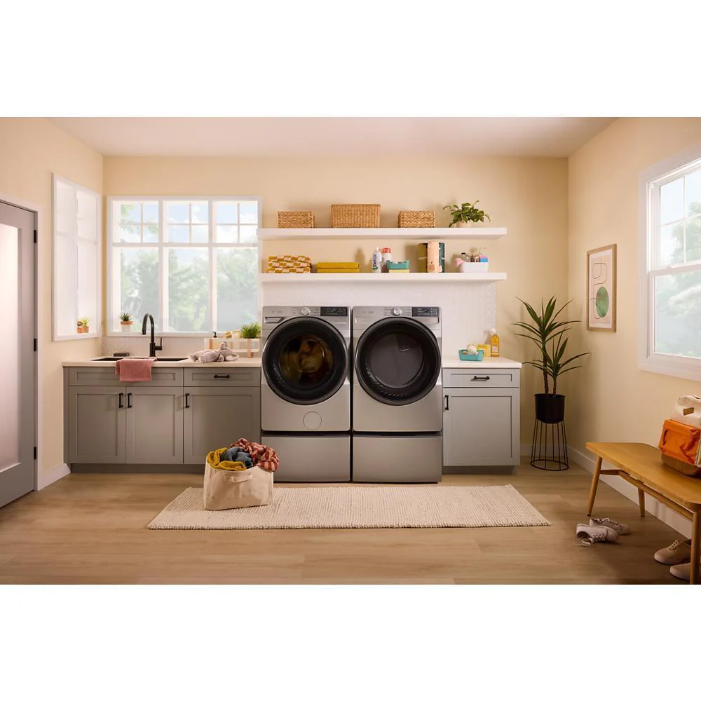 Whirlpool WGD5720RU 7.4 cu. ft. Smart Front Load ENERGY STAR® Gas Dryer with Wrinkle Shield™ Option - Image 2