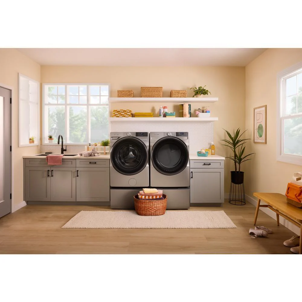 Whirlpool WGD5720RU 7.4 cu. ft. Smart Front Load ENERGY STAR® Gas Dryer with Wrinkle Shield™ Option - Image 4
