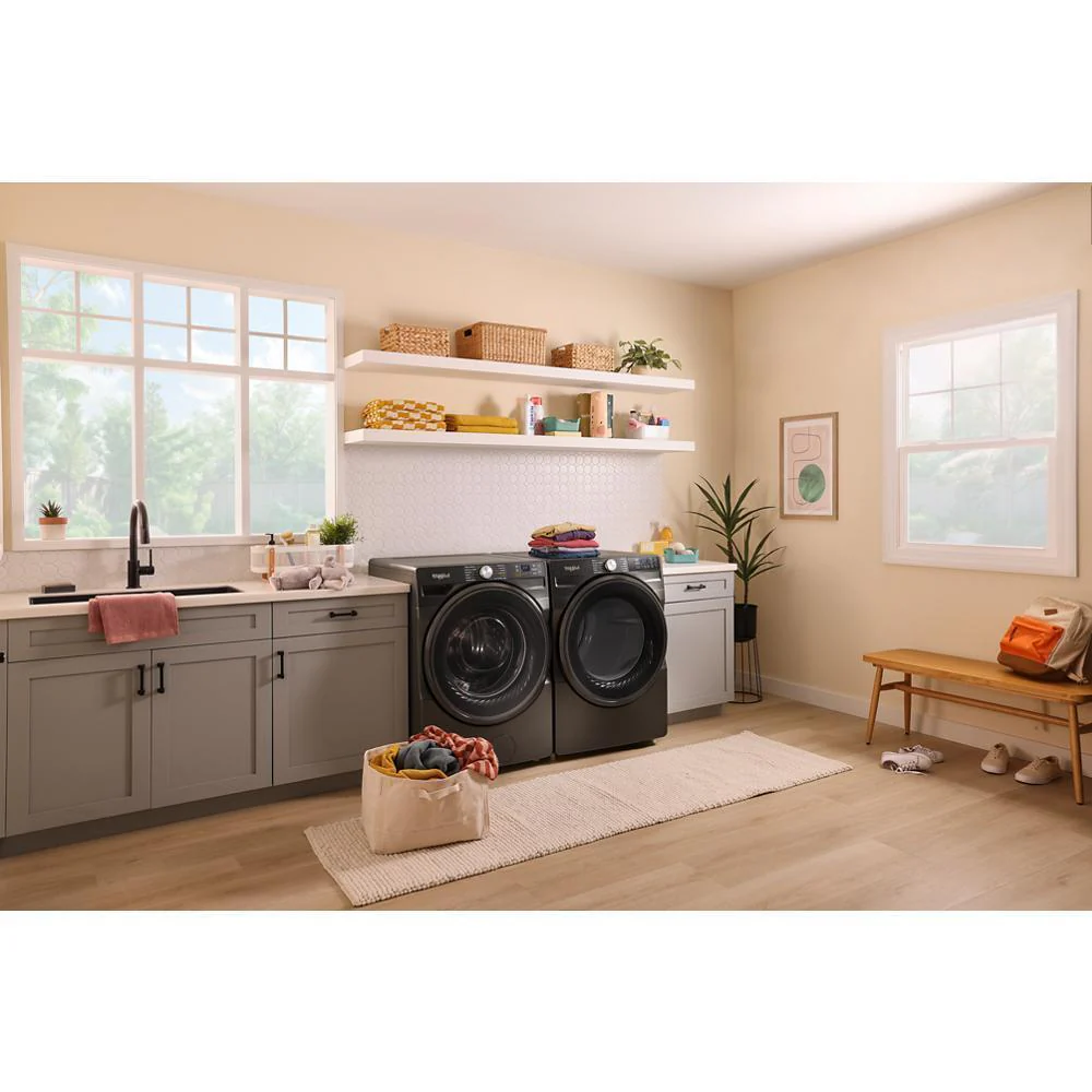 Whirlpool WGD5720RU 7.4 cu. ft. Smart Front Load ENERGY STAR® Gas Dryer with Wrinkle Shield™ Option - Image 5