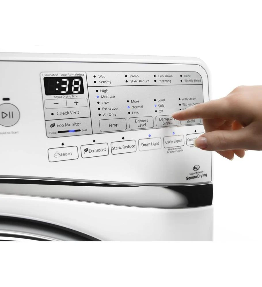 Whirlpool WGD97HEDU 7.3 cu. ft. Duet® Front Load Gas Steam Dryer with SilentSteel™ Dryer Drum - Image 7