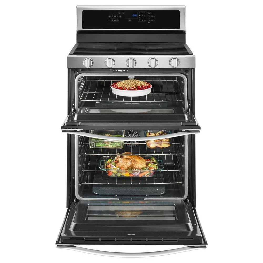 Whirlpool WGG745S0FS 6.0 Cu. Ft. Gas Double Oven Range with EZ-2-Lift™ Hinged Grates - Image 7