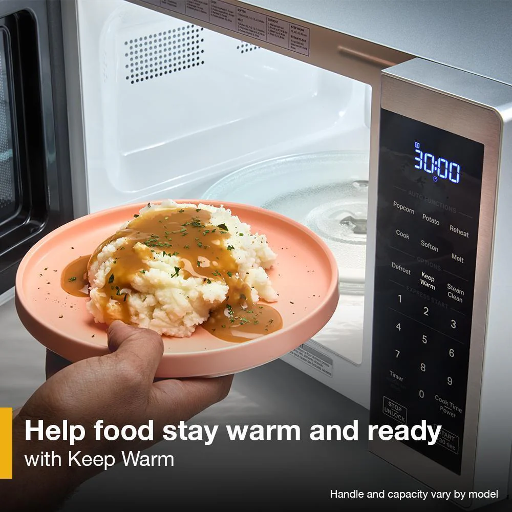 Whirlpool WMCS3019RB 0.9 cu. ft. Black Countertop Microwave With Steam Clean - 900 watt - Image 14