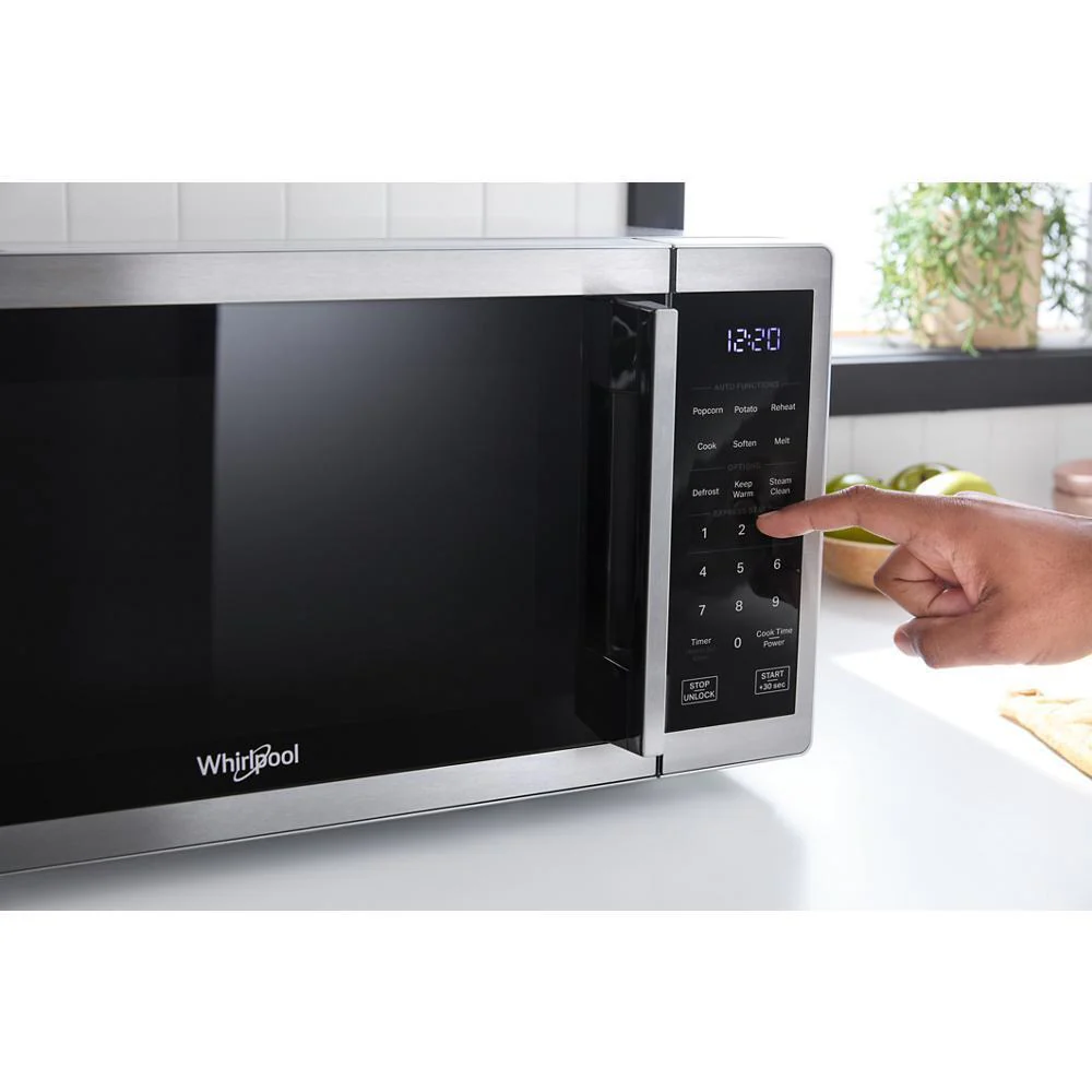 Whirlpool WMCS3019RS 0.9 cu. ft. Stainless Steel Countertop Microwave With Steam Clean - 900 watt - Image 18