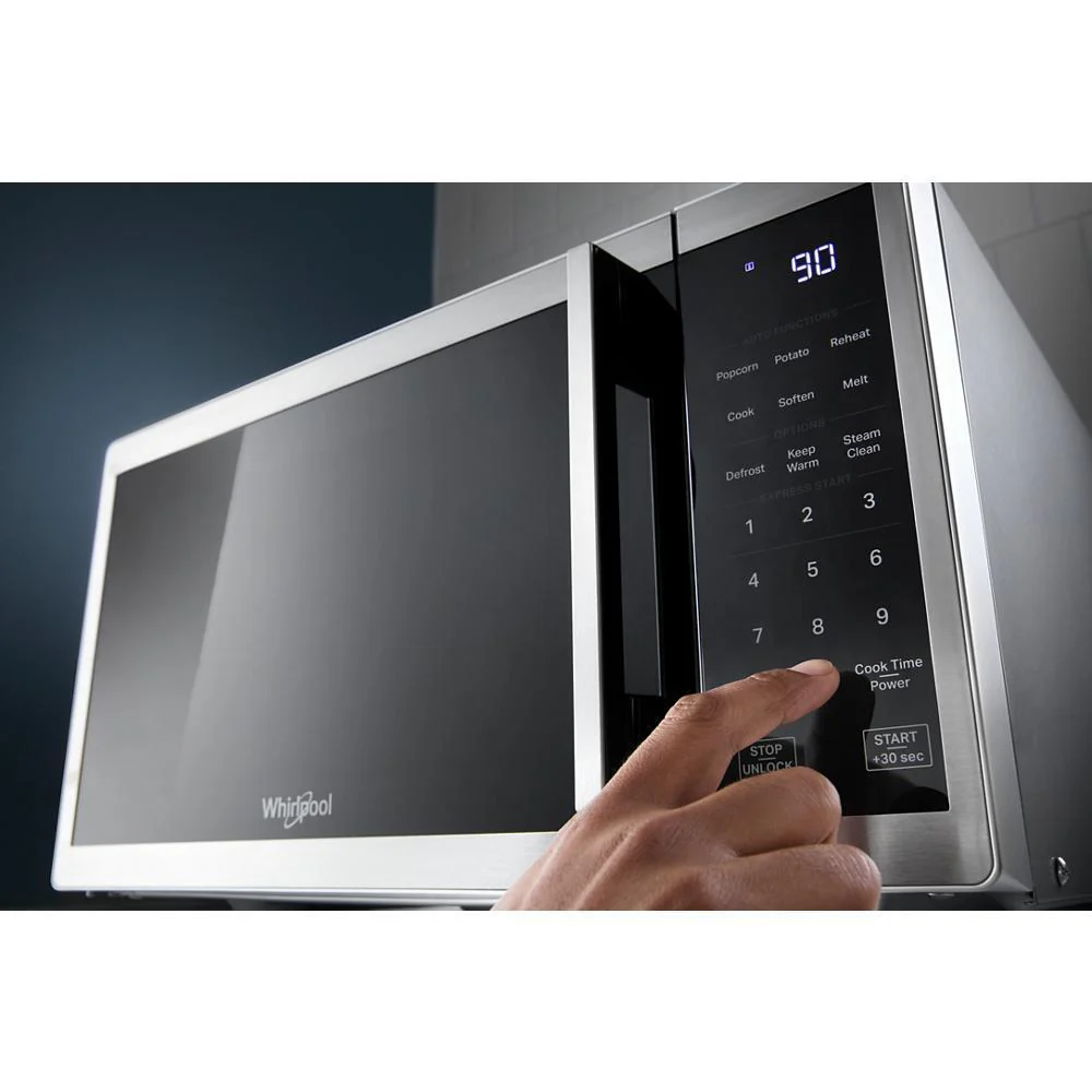 Whirlpool WMCS3019RS 0.9 cu. ft. Stainless Steel Countertop Microwave With Steam Clean - 900 watt - Image 33