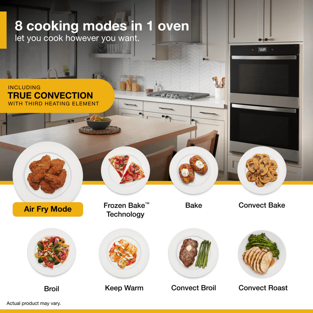 Whirlpool WOED7030PV 10.0 Cu. Ft. Double Smart Wall Oven with Air Fry - Image 4