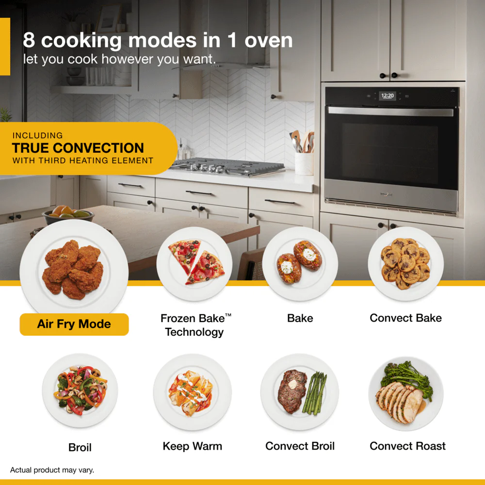 Whirlpool WOES7030PZ 5.0 Cu. Ft. Single Smart Wall Oven with Air Fry - Image 4