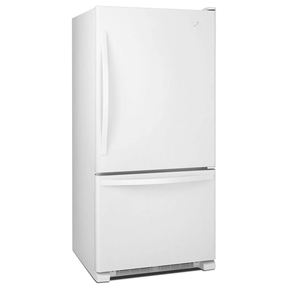 Whirlpool WRB322DMBW 33-inches wide Bottom-Freezer Refrigerator with SpillGuard™ Glass Shelves - 22 cu. ft - Image 4