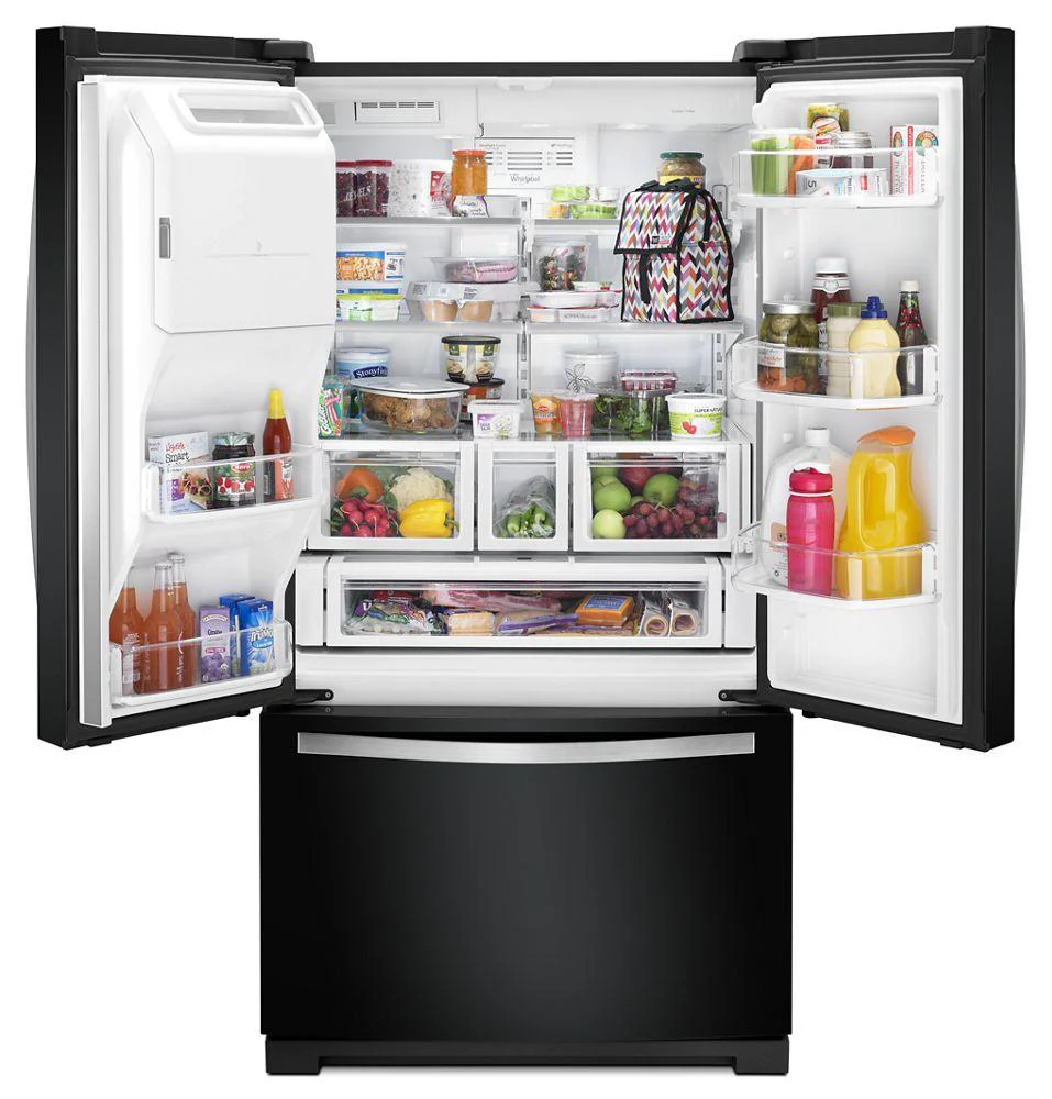 Whirlpool WRF757SDEE 36-inch Wide French Door Bottom Freezer Refrigerator with StoreRight System - 27cu. ft. - Image 3