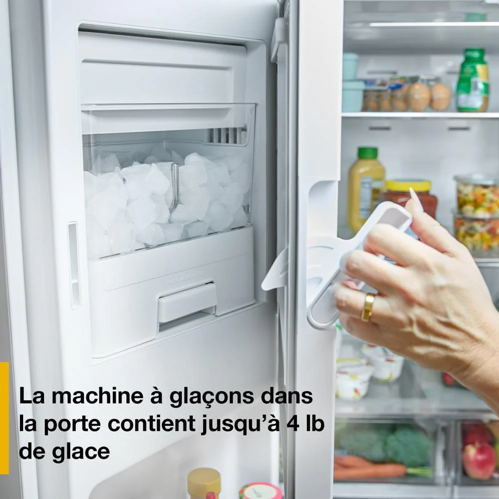 WRMF3536SW Whirlpool® 29 Cu. Ft. Family-Sized Capacity French Door Refrigerator with Flexible Temperature Drawer - Image 14