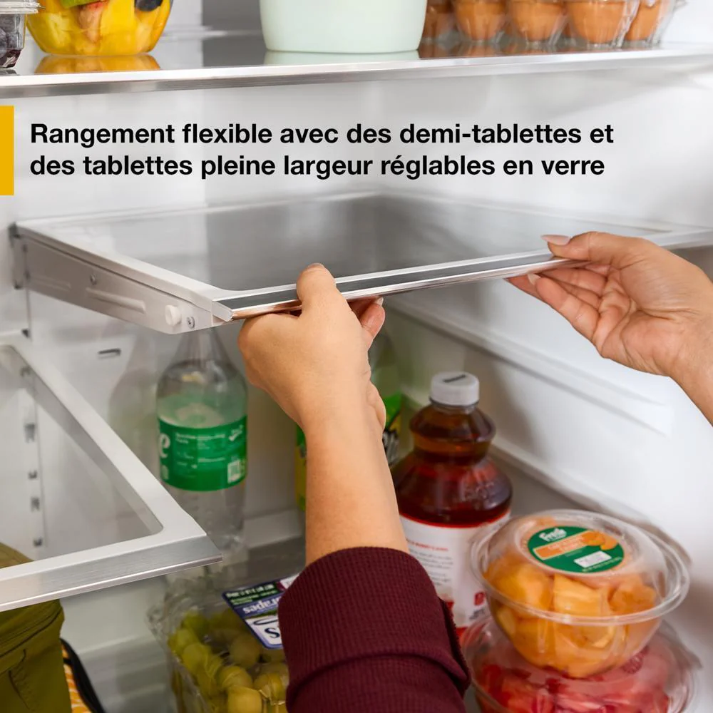 WRMF3536SZ Whirlpool® 29 Cu. Ft. Family-Sized Capacity French Door Refrigerator with Flexible Temperature Drawer - Image 19