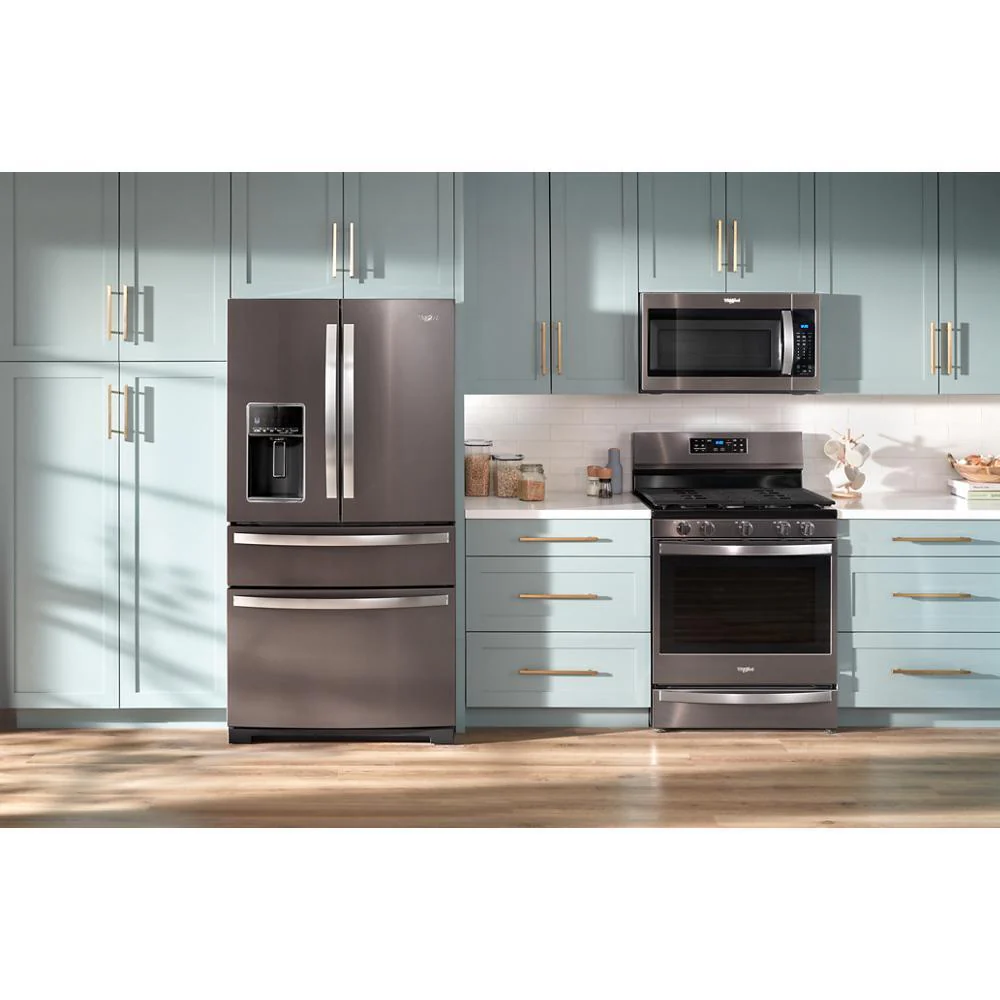 Whirlpool WRMF7736PV 36-inch Wide 4 Door Refrigerator with Prep and Store Bins - 26 Cu. Ft. - Image 2