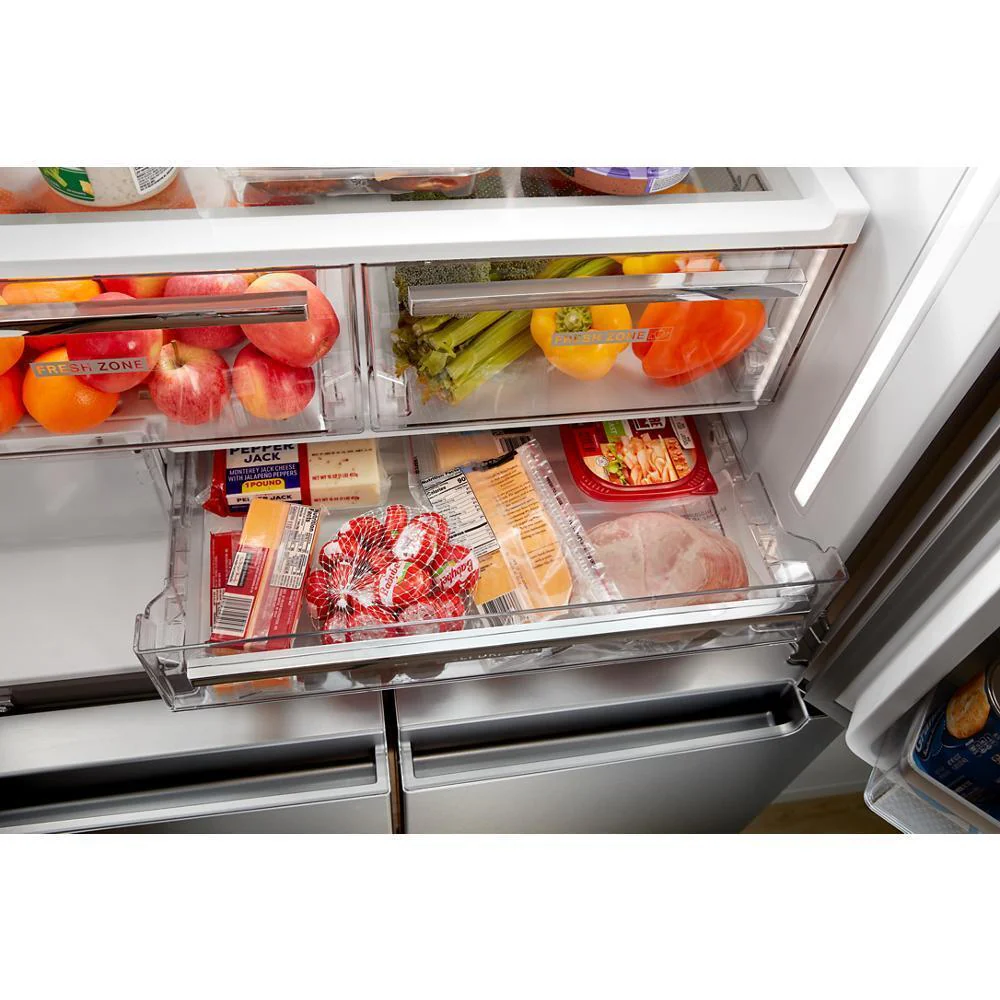Whirlpool WRQC7836RZ 36-Inch Counter Depth 4 Door Refrigerator with Ice Maker in Door - Image 16