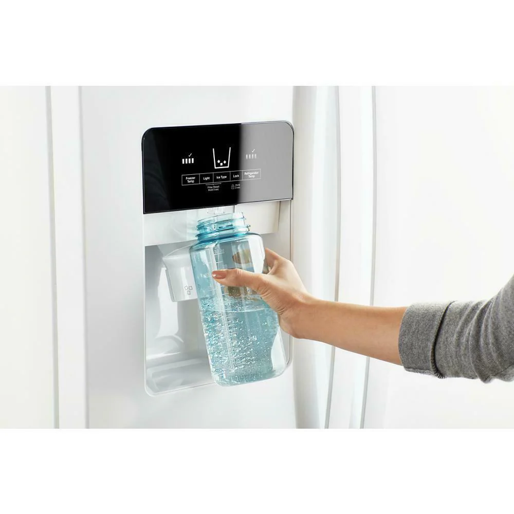Whirlpool WRS321SDHW 33-inch Wide Side-by-Side Refrigerator - 21 cu. ft. - Image 3