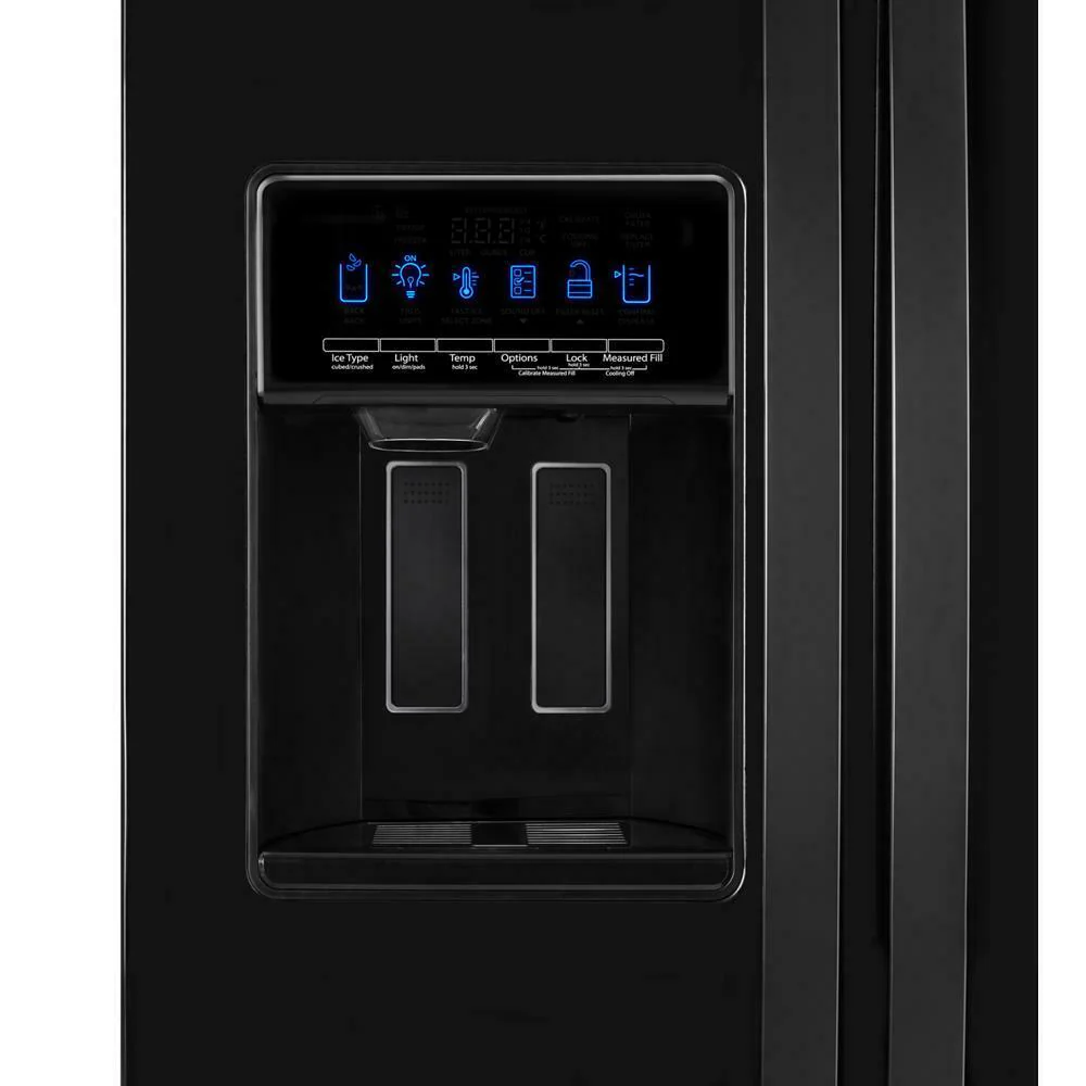 Whirlpool WRS588FIHB 36-inch Wide Side-by-Side Refrigerator - 28 cu. ft. - Image 2