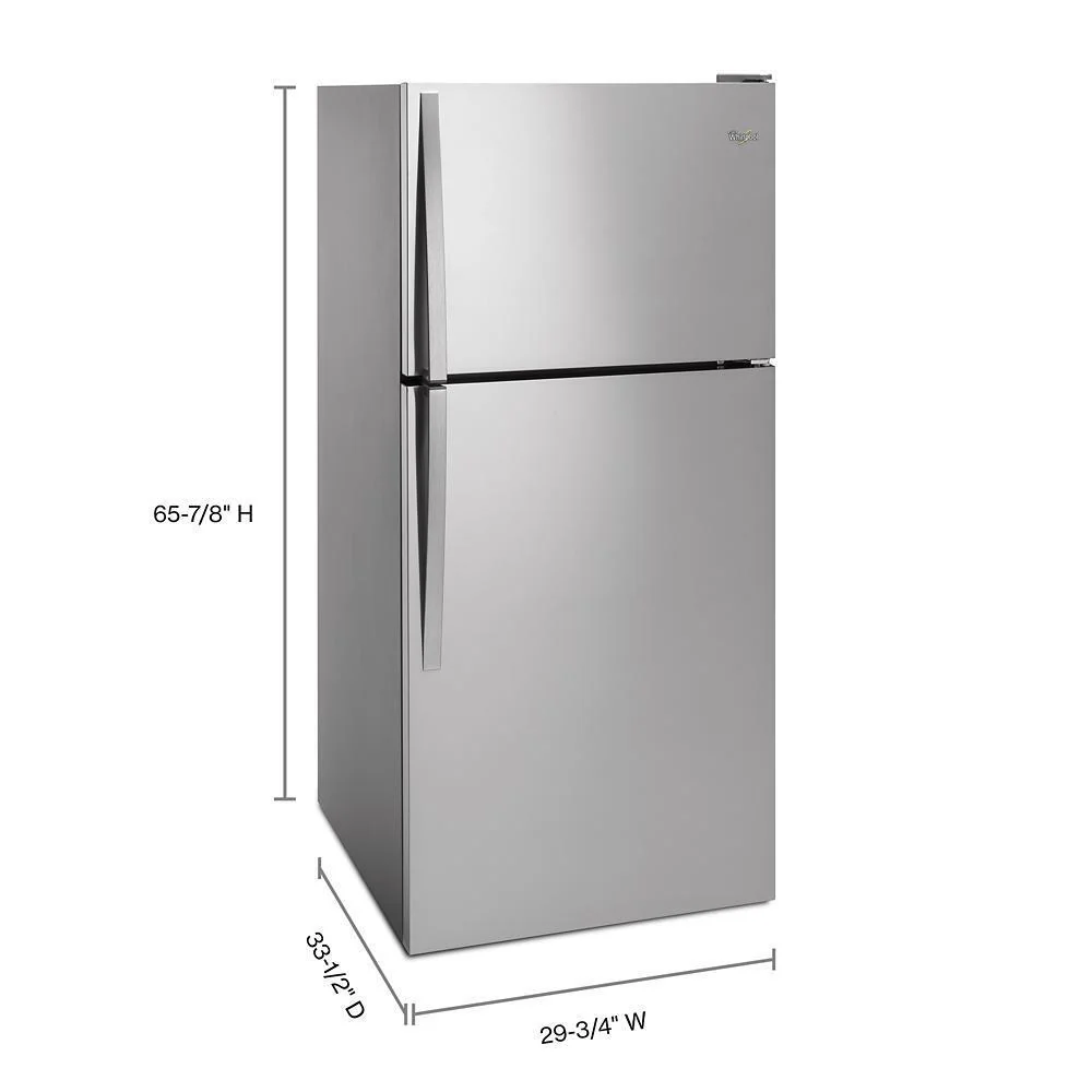 Whirlpool WRT148FZDM 30" Wide Top-Freezer Refrigerator - Image 3