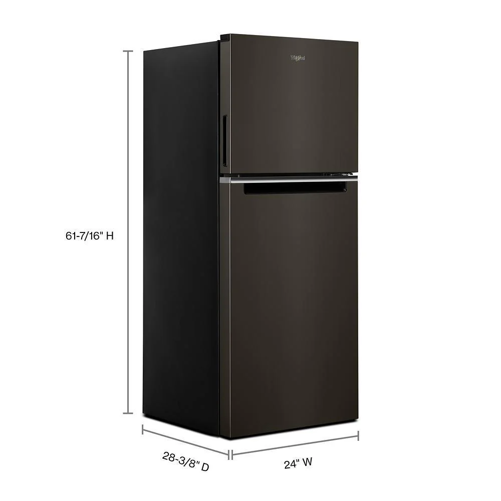 Whirlpool WRT312CZJV 24-inch Wide Top-Freezer Refrigerator - 11.6 cu. ft. - Image 3