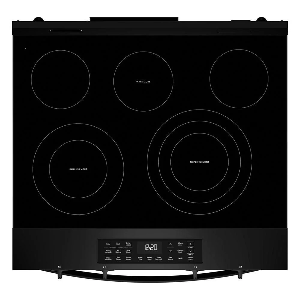 Whirlpool WSES5030SB 30-inch Electric Smart Range with Air Cooking Technology - Image 13
