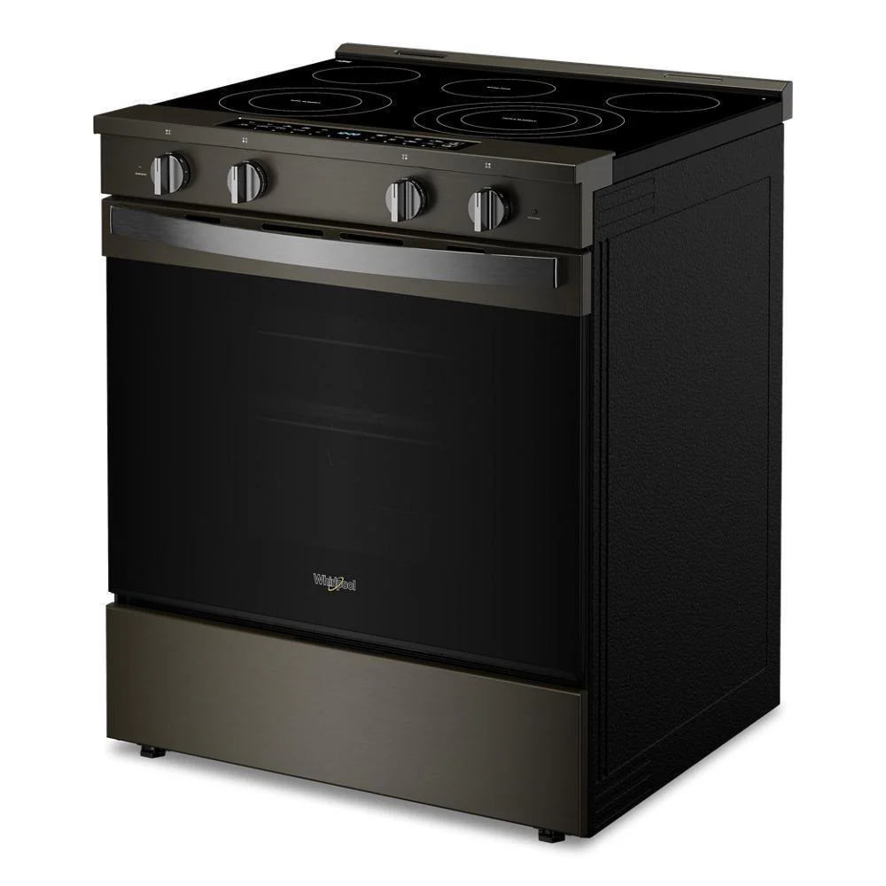 Whirlpool WSES7530RV 30-inch Smart Slide in Electric Range with Air Cooking Technology, No Preheat Air Fry, WipeClean™ Coating, Steam/Self Clean and High Speed Preheat - Image 5