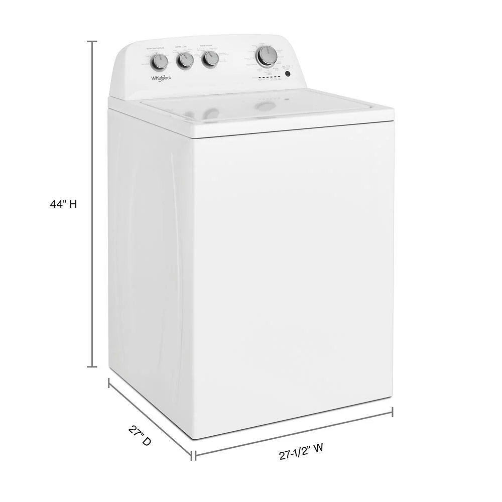 Whirlpool WTW4850HW 3.9 cu. ft. Top Load Washer with Soaking Cycles, 12 Cycles - Image 9