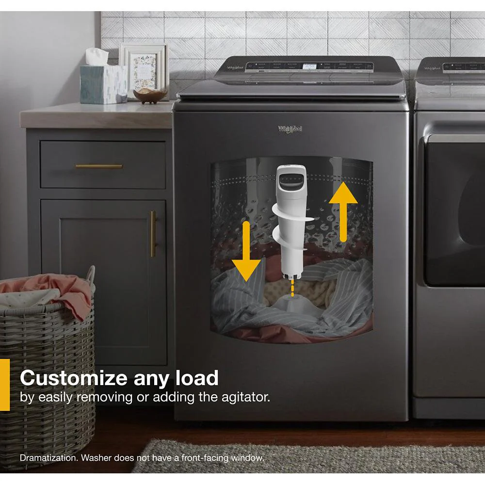 Whirlpool WTW8127LC 5.2 - 5.3 cu. ft. Top Load Washer with 2 in 1 Removable Agitator - Image 5