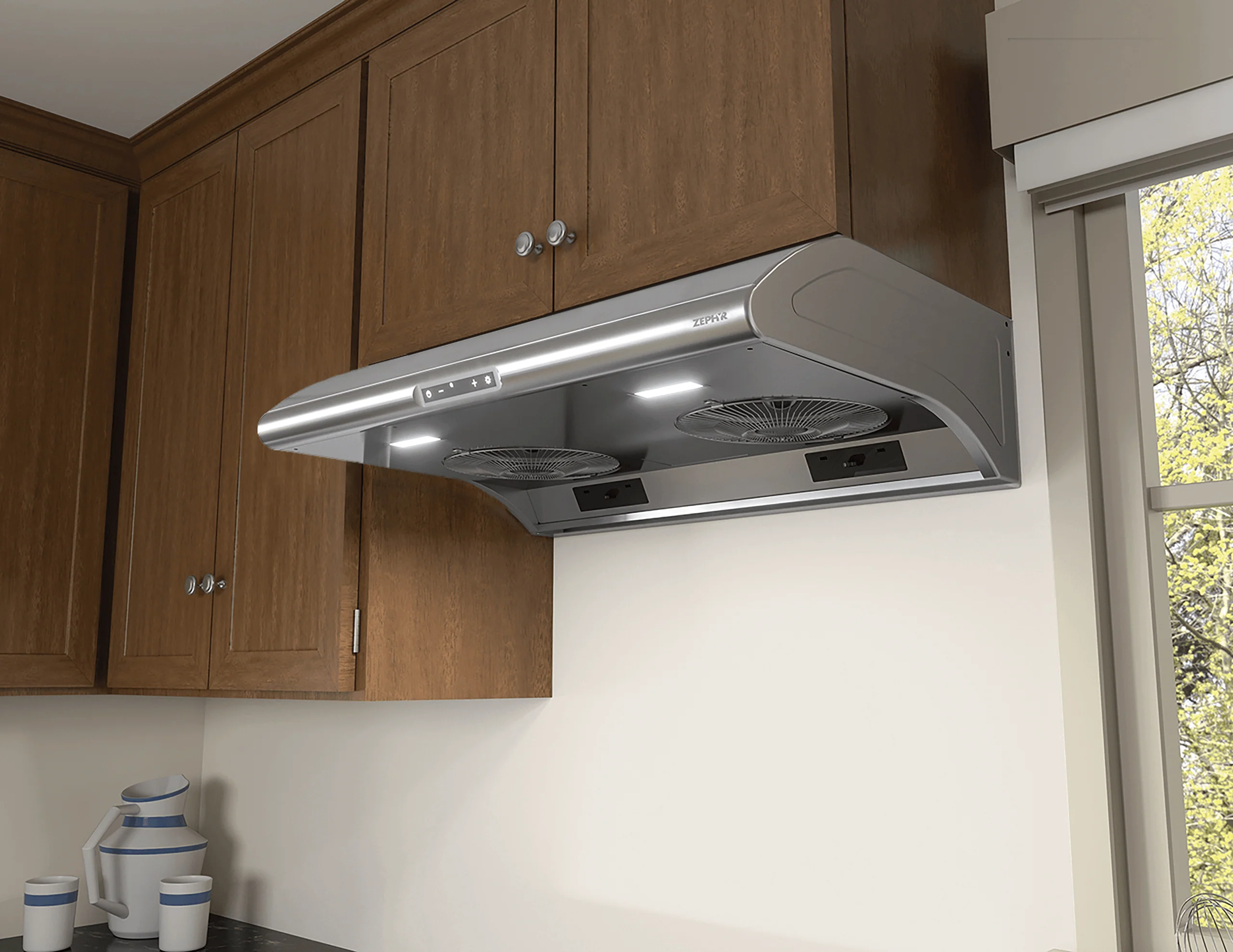 Zephyr AK2100CW Typhoon, UC, 30in, Wht, LED, ACT - Image 7
