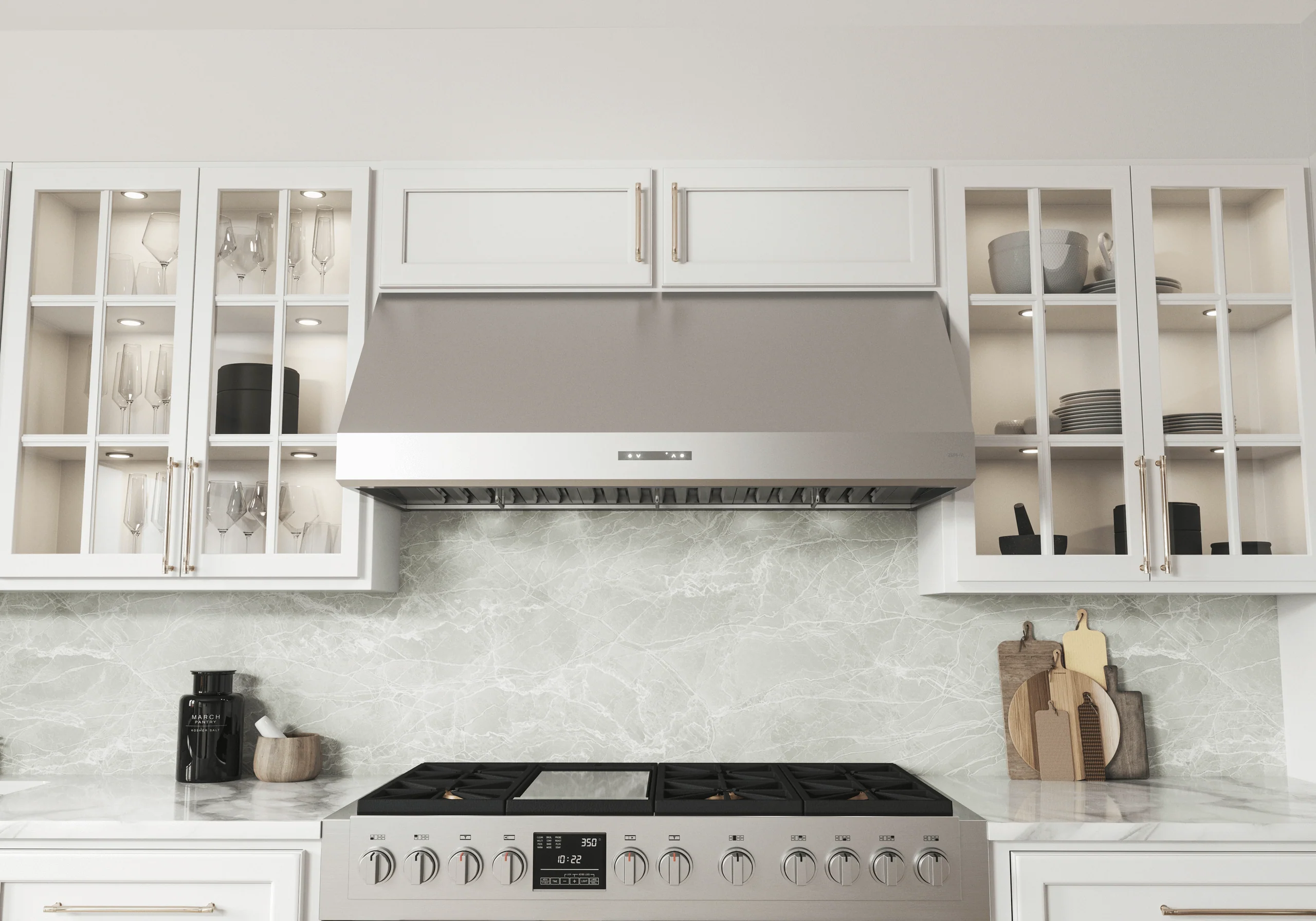 Zephyr AK7400AS Tidal II Connect 18in Wall, 30in, SS, LED, ACT - Image 4