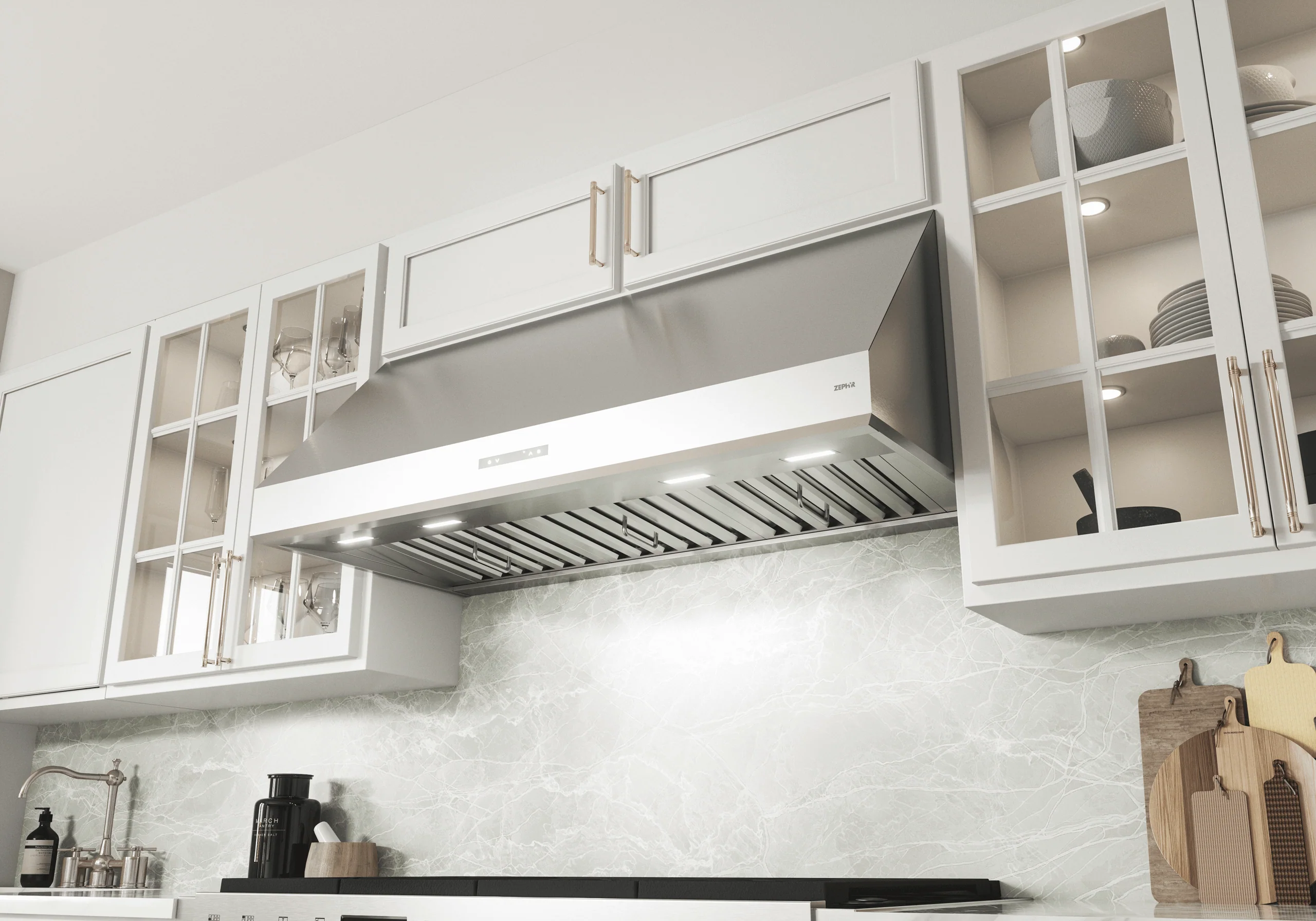 Zephyr AK7448AS Tidal II Connect 18in Wall, 48in, SS, LED, ACT - Image 7