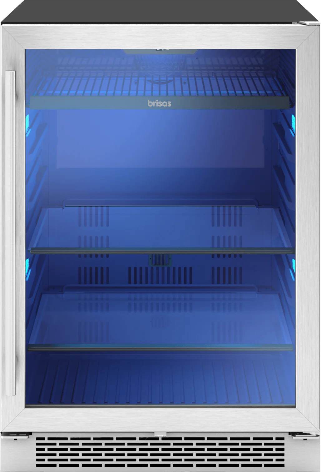 Zephyr BBV24C01AG Brisas 24 in. 8-Bottle and 112-Can Single Zone Beverage Cooler - Image 3
