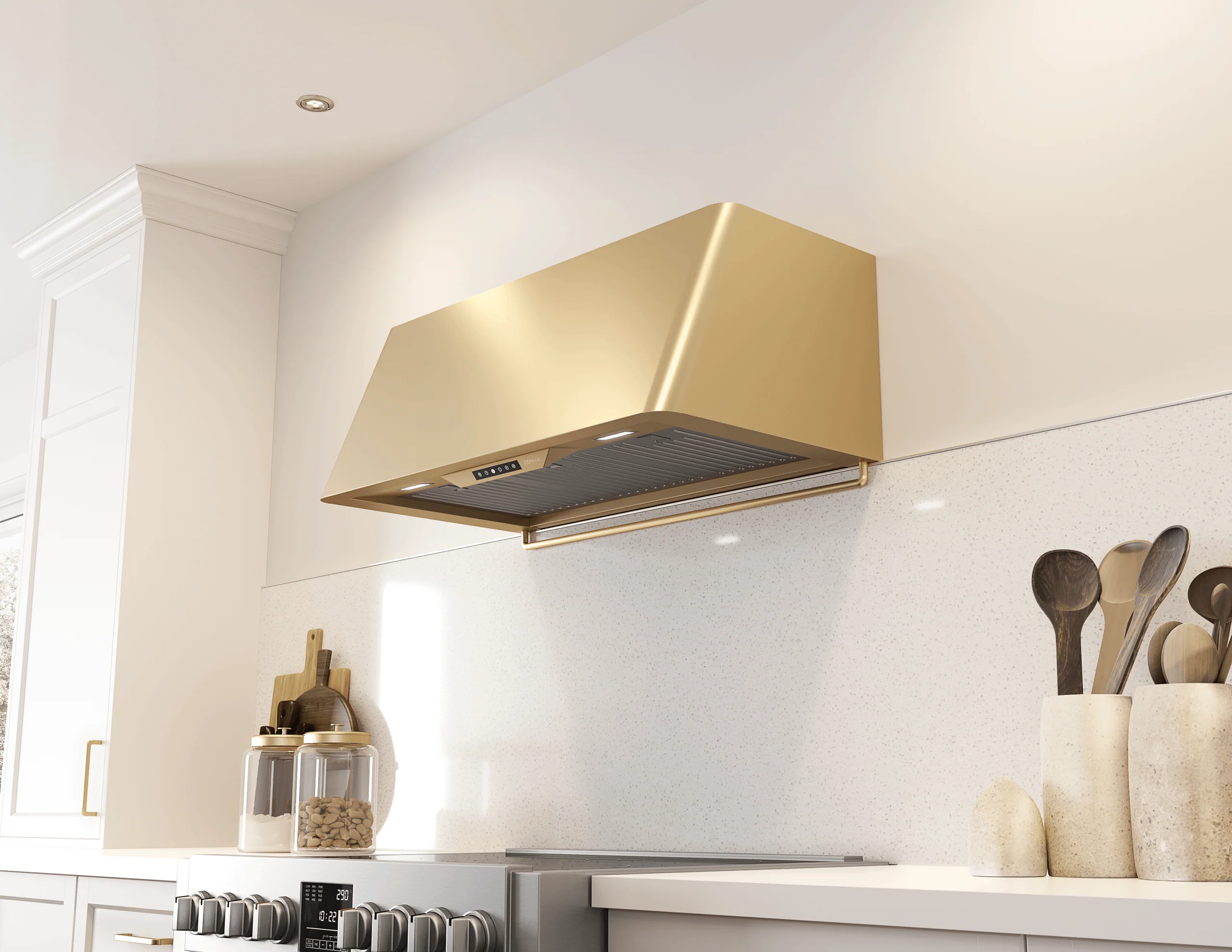 Zephyr DMEE48ASGX Mesa 48in, Satin Gold, BODY ONLY - Image 7
