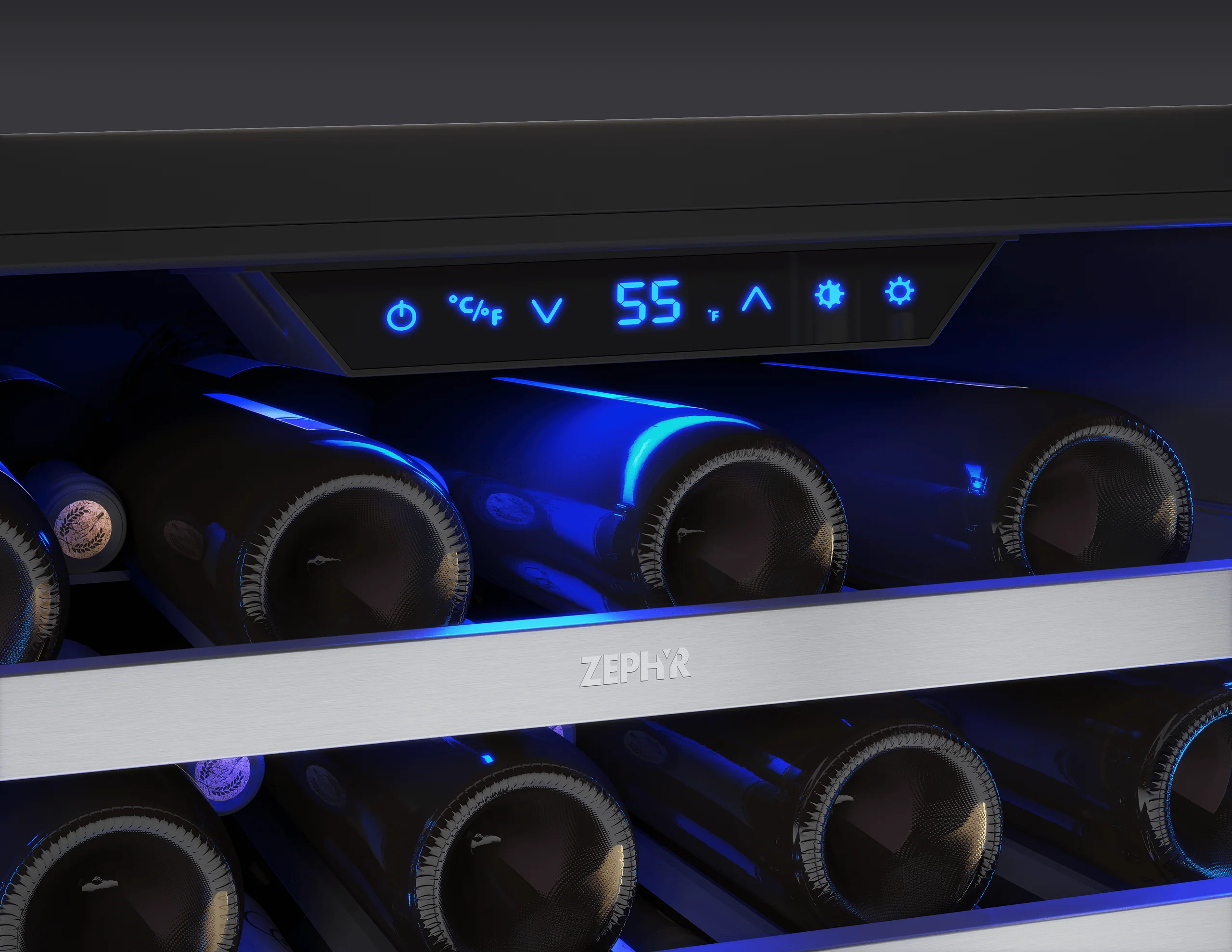 Zephyr PRW24C01CG Presrv Wine Cooler, 24in UC, SS+Gls, Rvs Door, 1Z - Image 11
