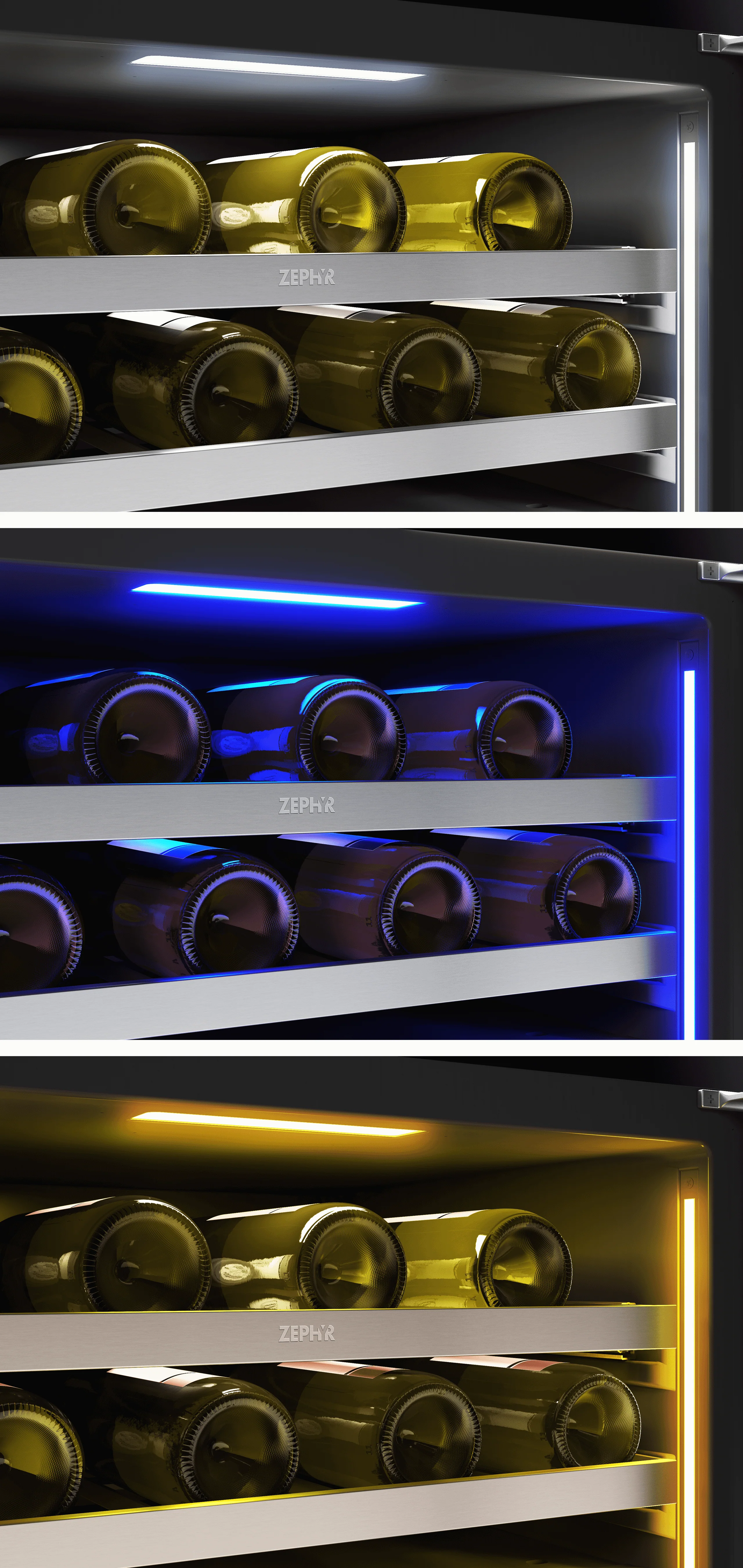 Zephyr PRW24C02CG Presrv Wine Cooler, 24in UC, SS+Gls, Rvs Door, 2Z - Image 12