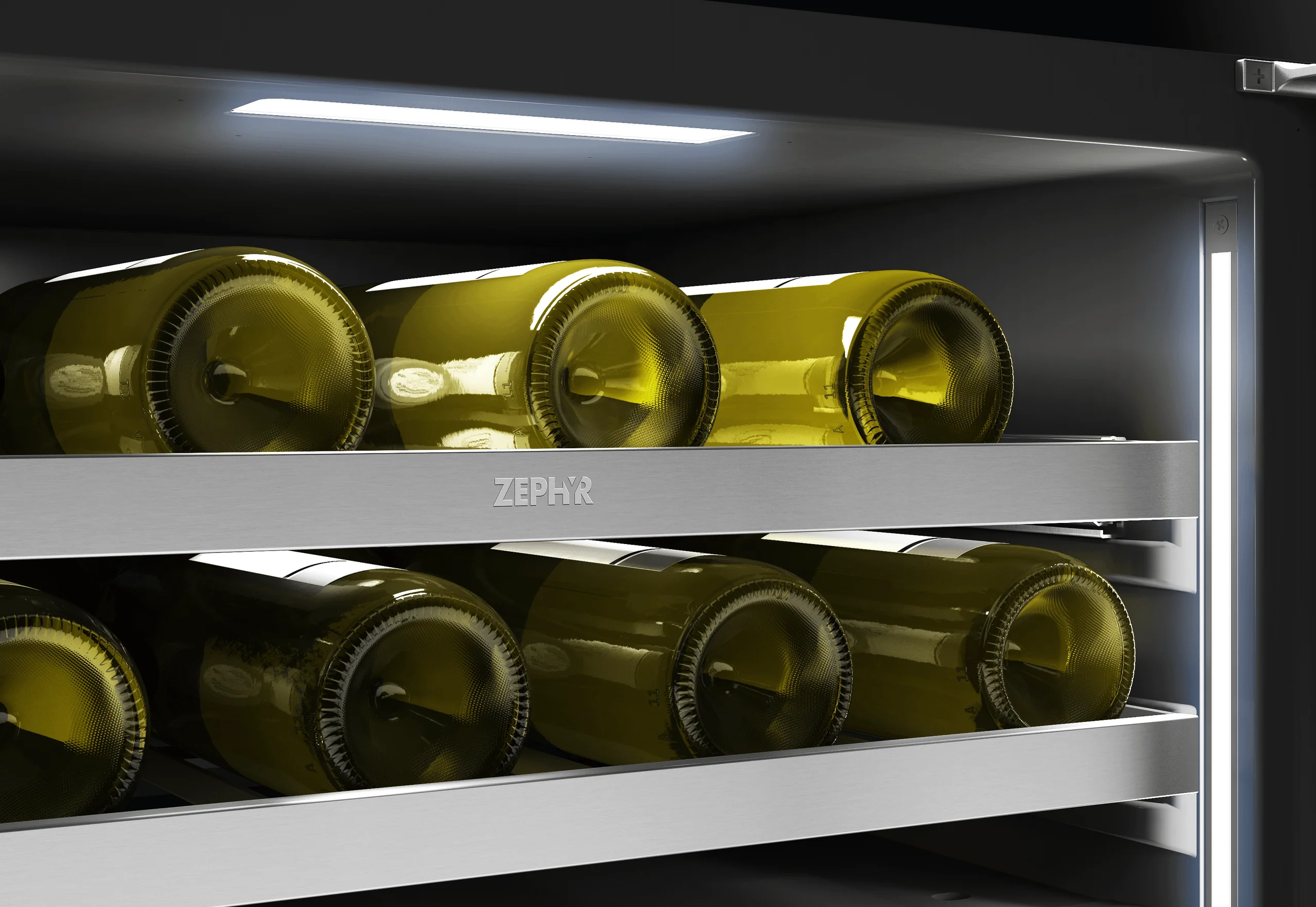 Zephyr PRW24C02CG Presrv Wine Cooler, 24in UC, SS+Gls, Rvs Door, 2Z - Image 8