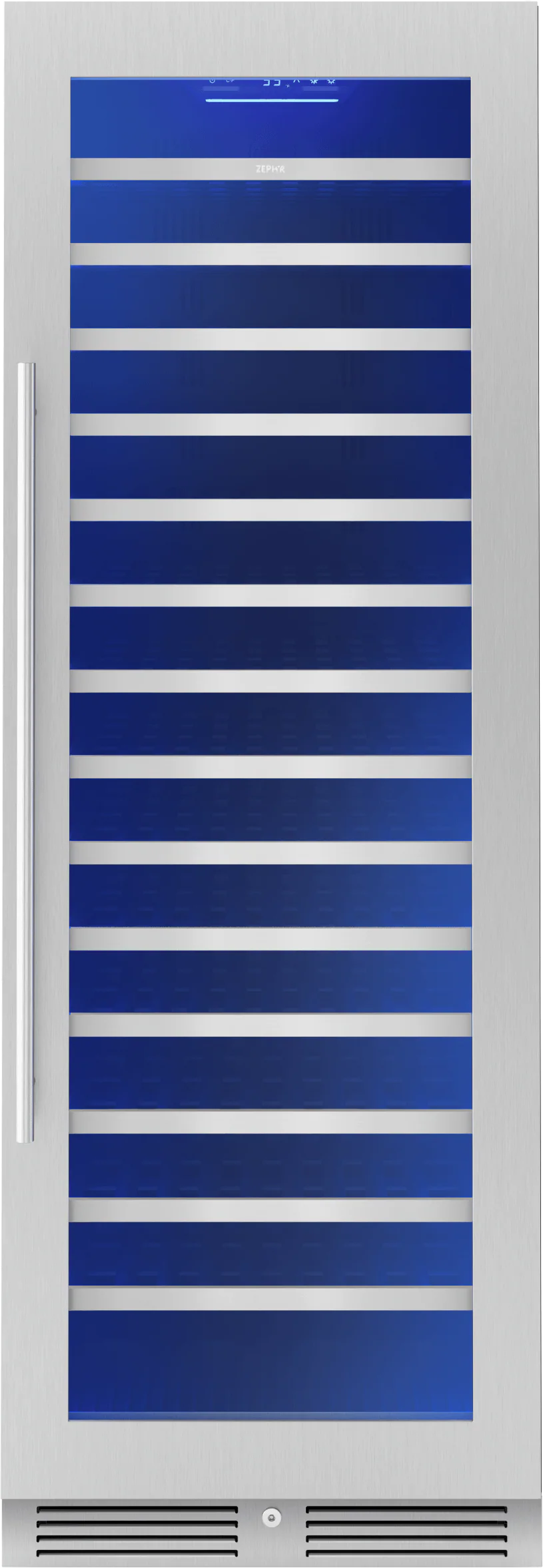 Zephyr PRW24F01CG Presrv Wine Cooler, 24in Full Size, SS+Glass, Reversible Door, 1 Zone - Image 4