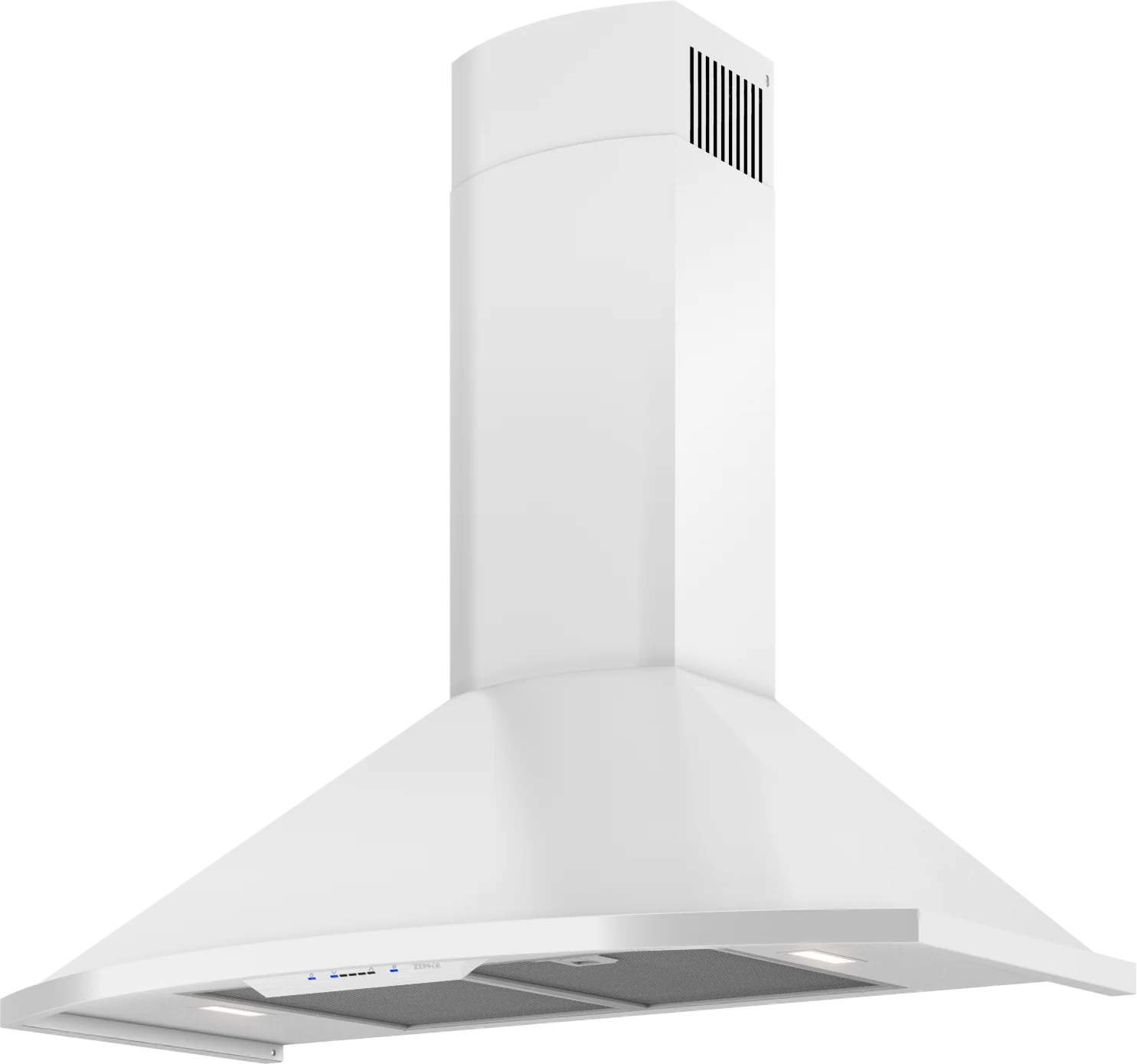 Zephyr ZSAM90FW Savona Wall, 90cm, White, LED, 600 CFM w/ACT - Image 3