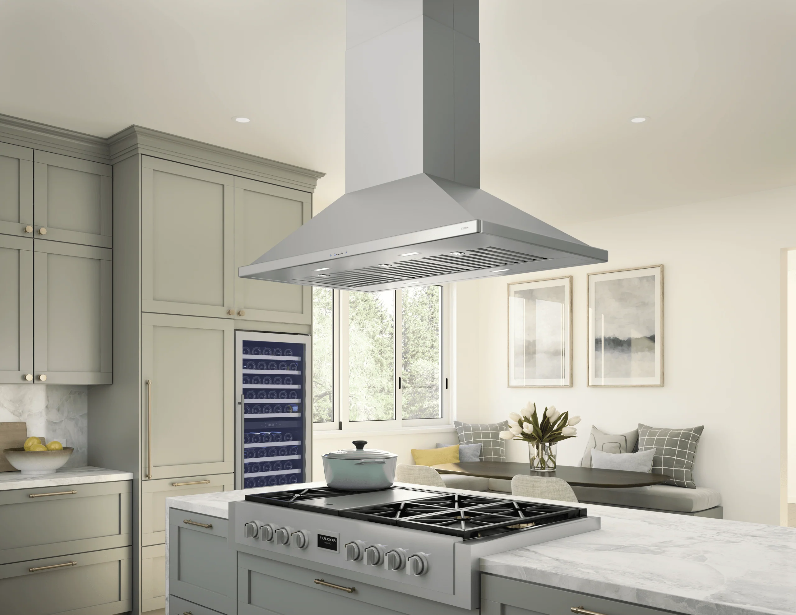 Zephyr ZSLE48CS Siena Pro Island, 48in, SS, LED, ACT - Image 7